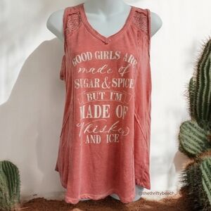 Maurices Sugar & Spice Graphic Tank Top